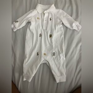 Ralph Lauren all white romper